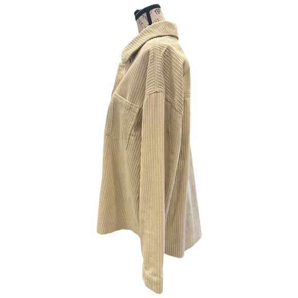 PacSun Cement Corduroy Shacket Jacket - Picture 5 of 10